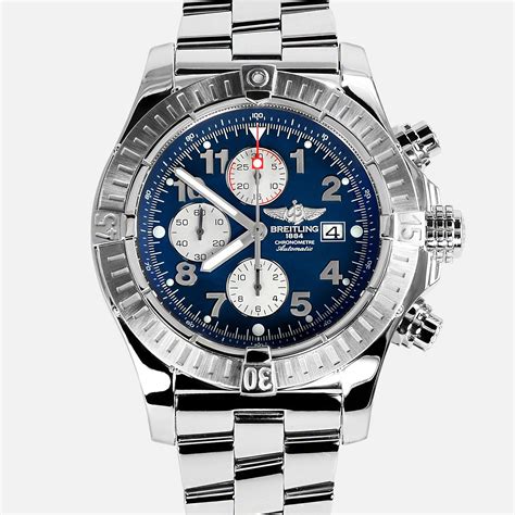 breitling super avenger 2 blue|Breitling super avenger bezel.